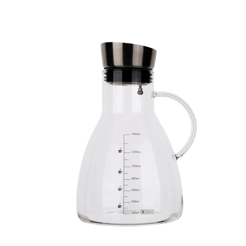 New High Borosilicate Glass Cold Water Pot Household Restaurant Cold ...