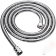 thumbnail image 1 of New High Quality Black Shower Hose Bathroom Fitting Stainless Steel Soft Bath Tube 1.5/2/3 Meter Water Pipe Chrome,Gold,Grey, 1 of 9