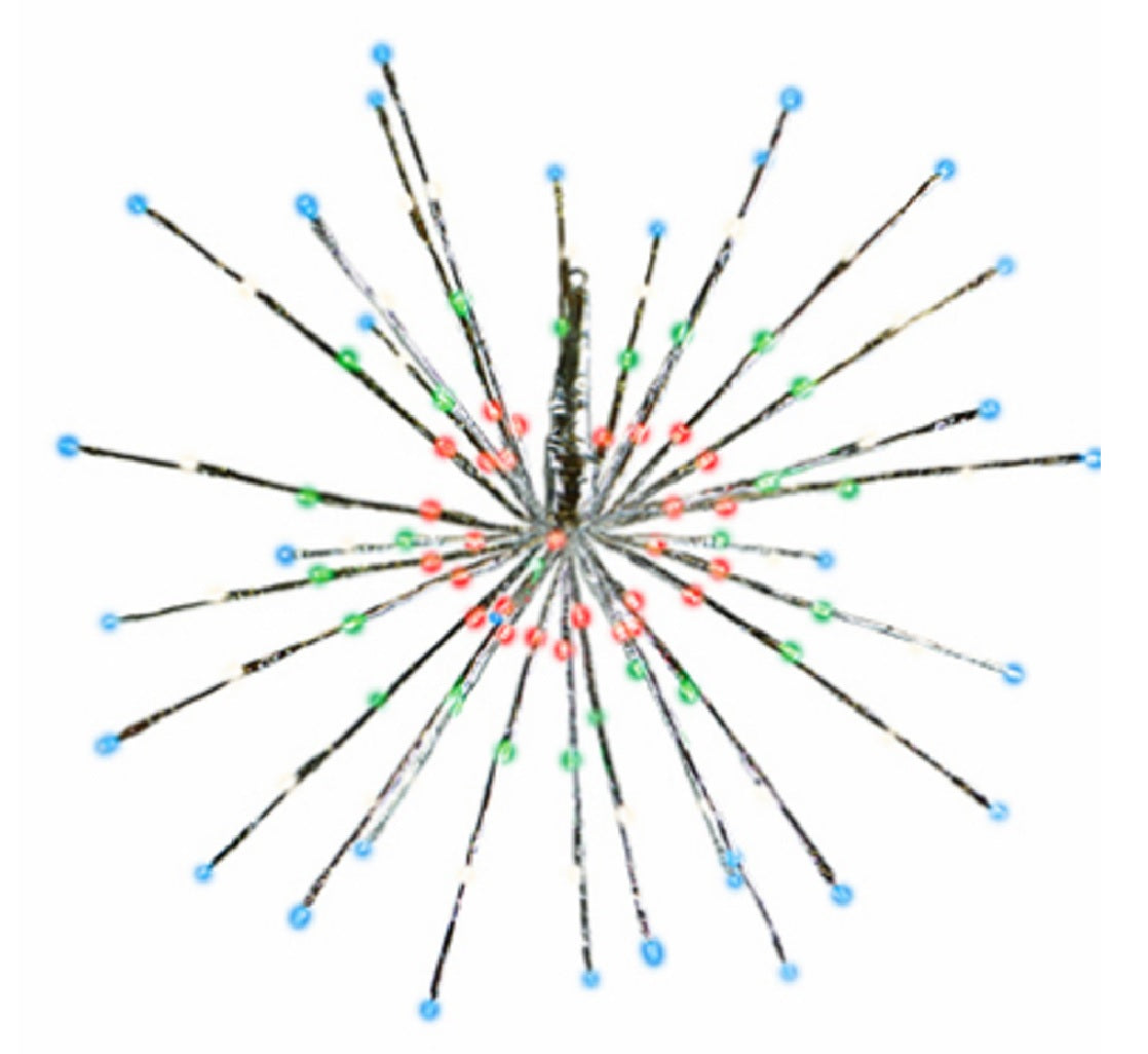 New Holiday Bright Lights LED3D24RDSMU Christmas Wire Shimmering LED Sphere