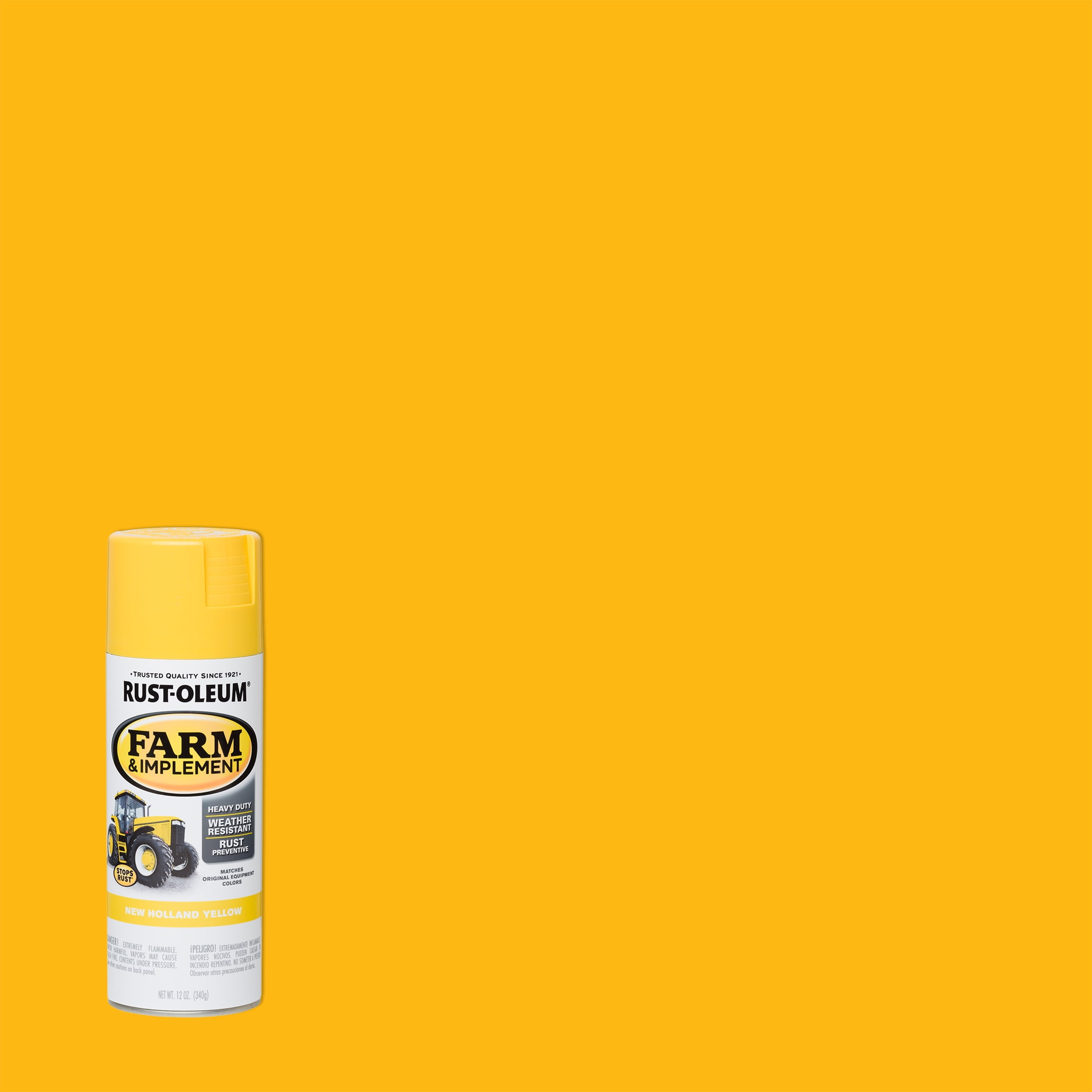 New Holland Yellow , Rust-Oleum Specialty Farm & Implement Gloss Spray Paint- 12 oz, 6 Pack