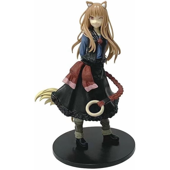 New Holo Figure, Standing Holo Action Figures 18cm/7.1inch PVC Character Figurine Model Collectible Handicrafts for Anime Fans Gift