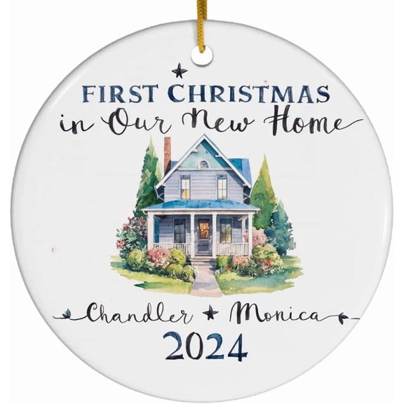 New Home Christmas Ornament, Our First Christmas in New Home, Christmas Ornaments,Personalized New Home Gift,Housewarming Gift,New Home Gift cTRz5n (New Home Christmas)
