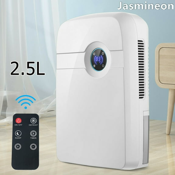 New Home Dehumidifier 2500ml Quiet Small Portable Dehumidifiers Remote 10-20?O