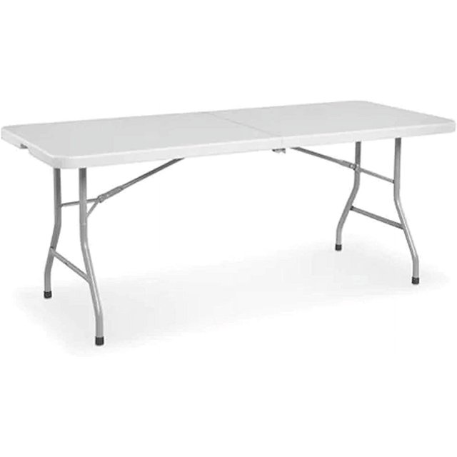 New Home Era Fold Up Table 6 ft Plastic Folding Table for Picnics