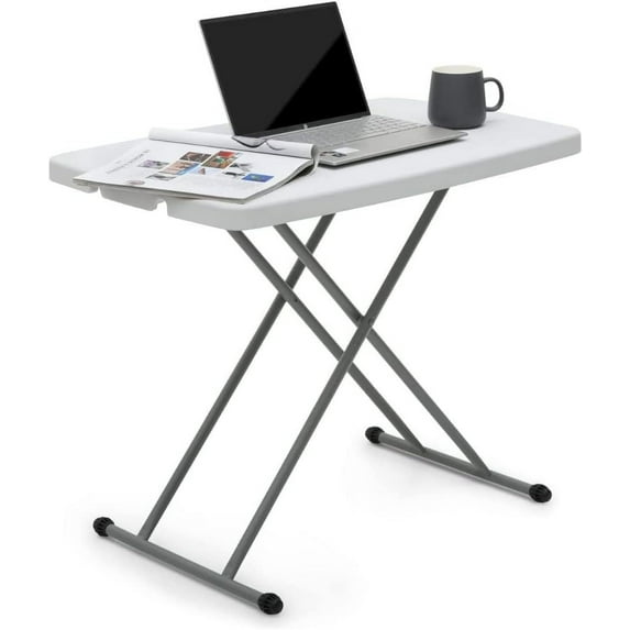 New Home Era Folding TV Trays, White