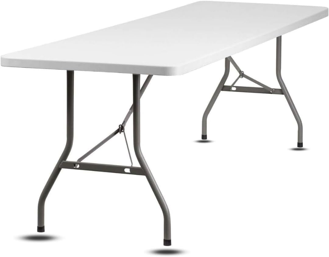 New Home Era 6ft Outdoor Portable Utility Table, Non-Folding Plastic ...