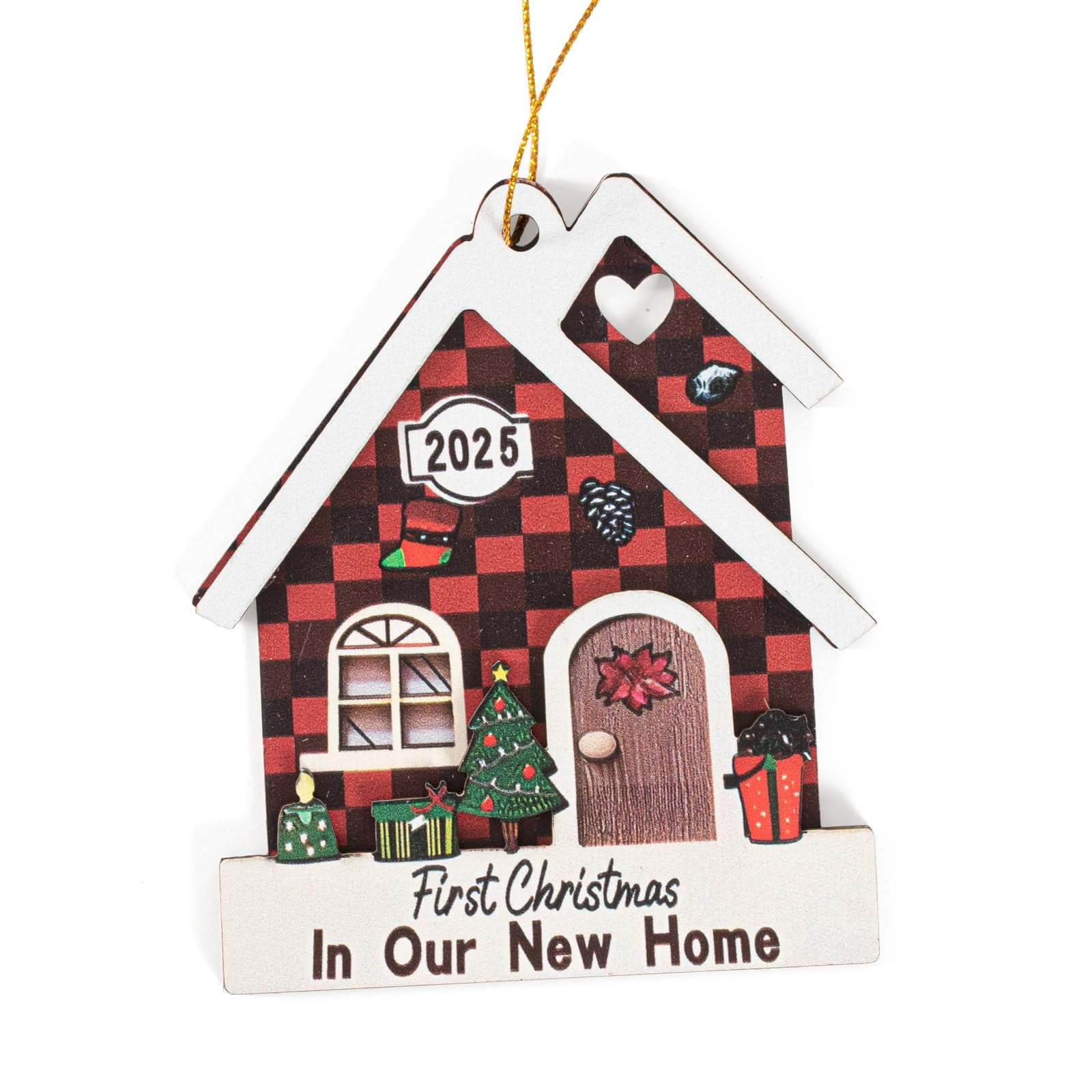 New Home Ornament 2025, DHF10 New Home Gift Ideas Decor, Housewarming