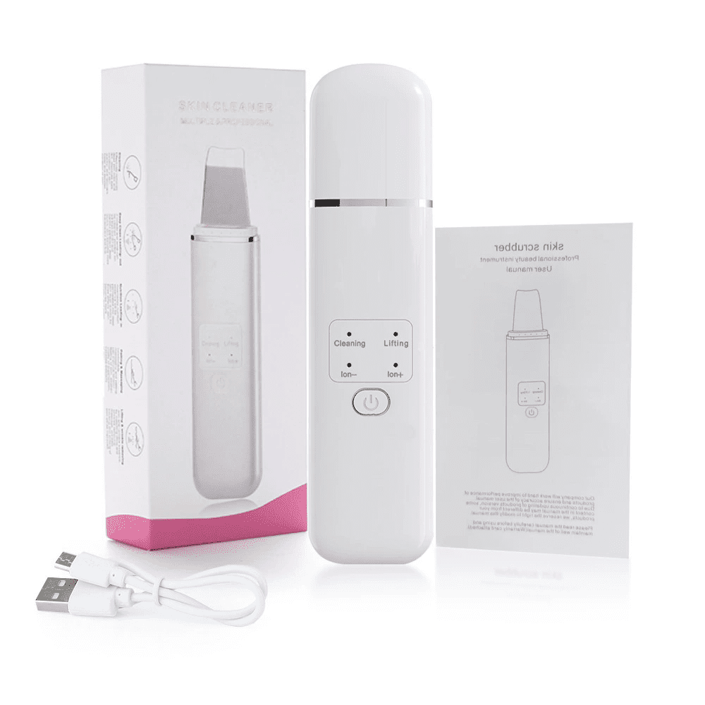 New Home-Use Beauty Device Facial Exfoliator for Pore Cleansing Blackhead and Whitehead Removal, Exfoliation, and Infusion/Extraction Massage