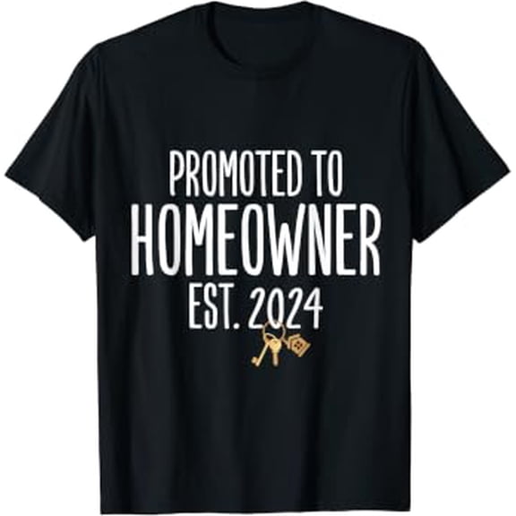 New Homeowner 2024 Housewarming First Time Home Buyer T-Shirt