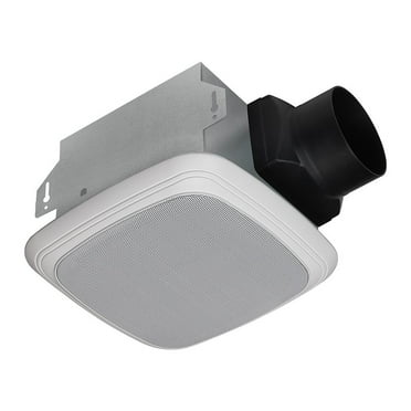 New Homewerks 70 CFM 1.5 Sones Ceiling Bathroom Exhaust Fan Ventilation Fan with Bluetooth Speaker