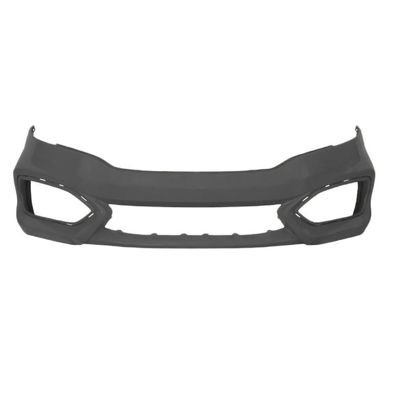 New Honda OE Unpainted Front Bumper Cover Replaces 71101TS9A60ZZ For SI Models fits 2014-2015 Honda Civic Si Coupe 2-Door