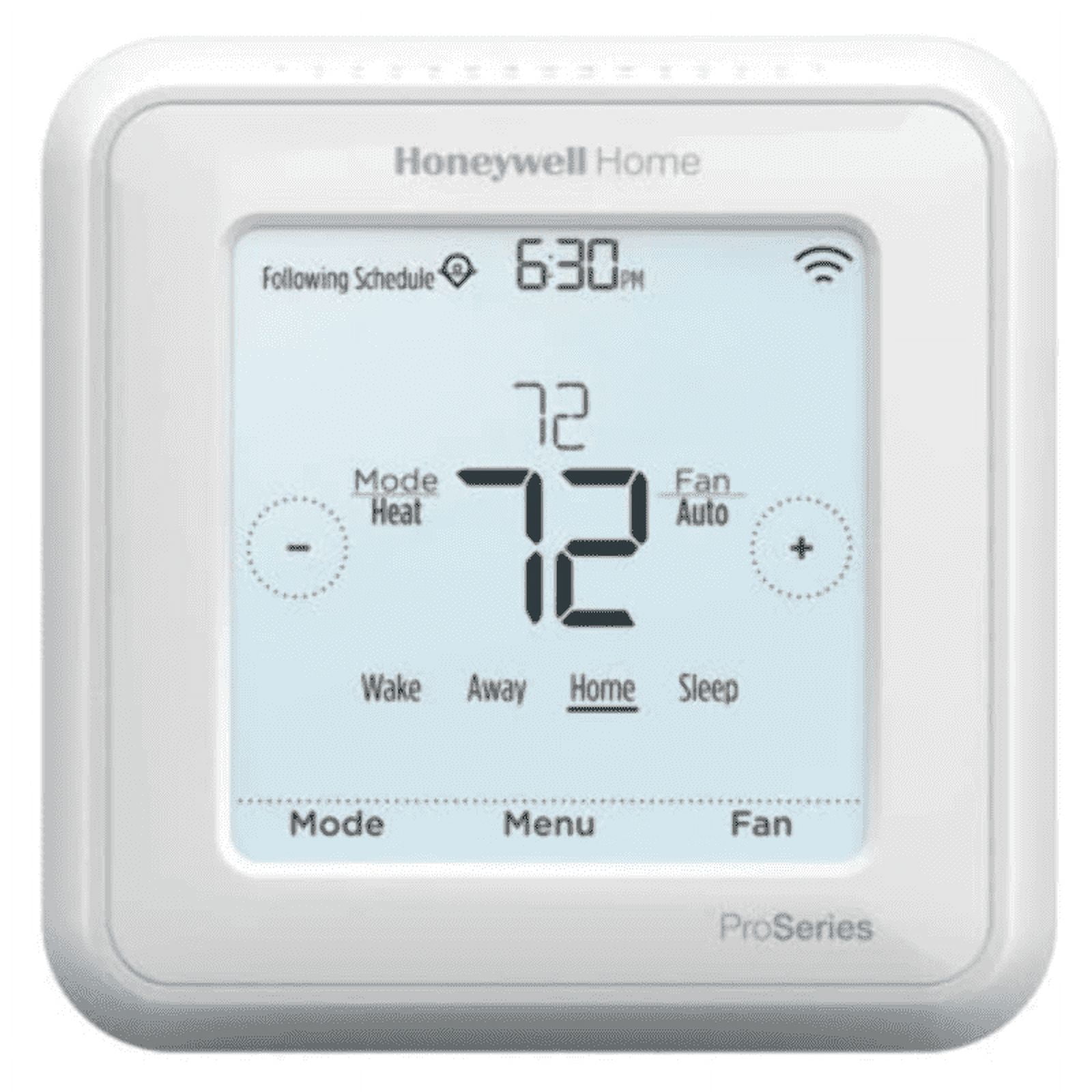 White Digital Wi-Fi Programmable Touchscreen Thermostat