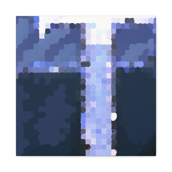 New Hope Pointillism - Canvas