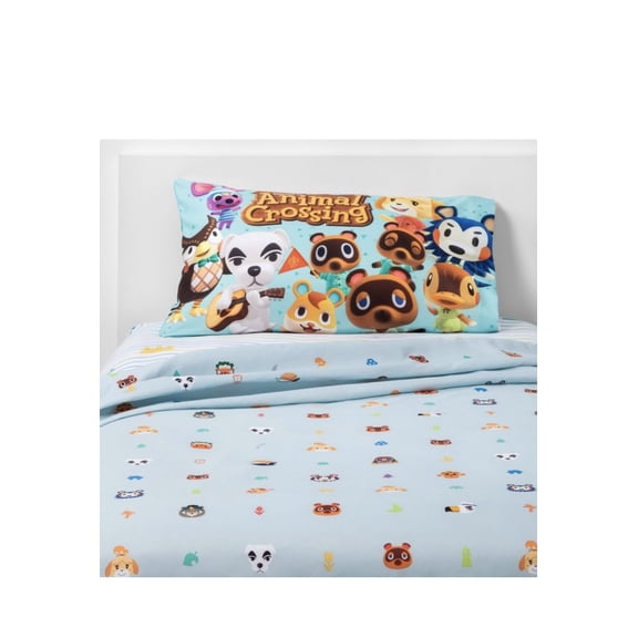 New Horizons Animal Crosssing Twin Sheet Set