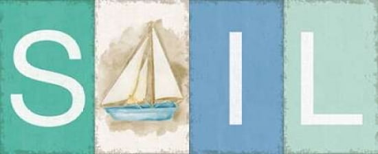 New Horizons Sail Canvas Art - Elyse DeNeige (24 x 48)