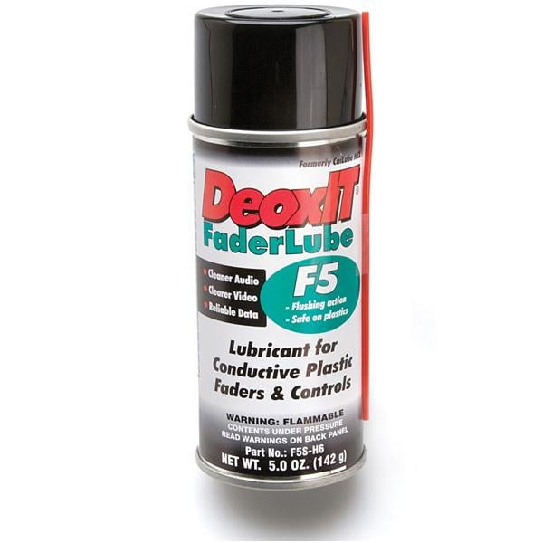 New Hosa DeoxIT F5SH6 Caig DeoxIT Fader F5 FaderLube 5 oz Cleans