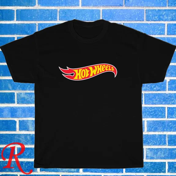 New Hot Wheels Logo Black/Grey/Navy/White Size S-5XL Unisex T-Shirt