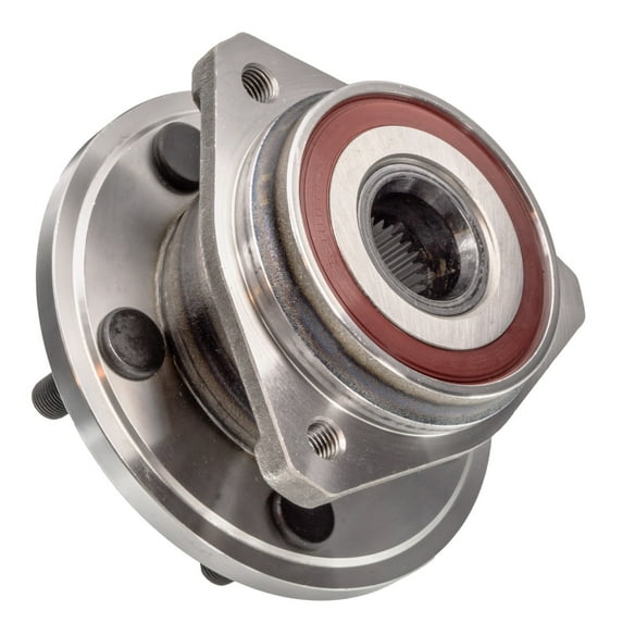 Front Wheel Bearing and Hub Assembly Compatible with 1990-1999 Jeep Wagoneer Wrangler Tj 5-Lug Without ABS 513084 OE Direct Replacement Cherokee Comanche 27-Spline New Sealed Unit