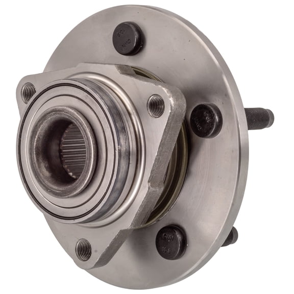 Front Hub Bearing Assembly Compatible with 2002-2008 Dodge Ram 1500 3-Lug Without ABS 515072 Bolt-On Direct Fit Van 33-Spline TAPER Driver or Passenger Side Pre-Greased Pre-Sealed SLT