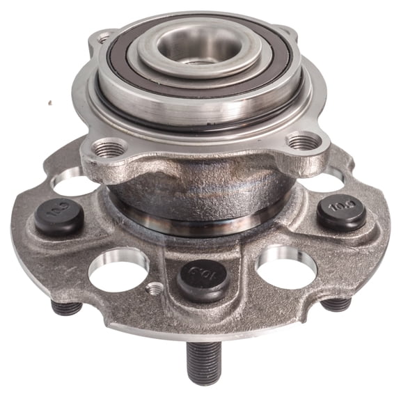 OEM Grade Rear Wheel Hub Bearing Assembly Compatible with 2011-2017 Honda Odyssey 5-Lug ABS 512366 Direct Fit Replacement BALL 4-Bolt Knuckle Mount Left or Right Side New Sealed Unit EX