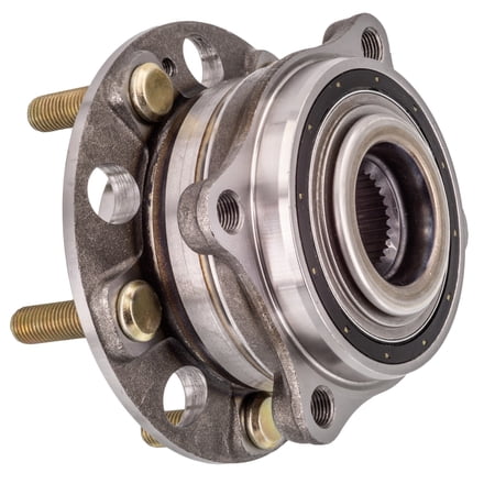 OEM Grade Front Wheel Hub Bearing Assembly Compatible with 2015-2020 Hyundai Genesis Coupe G80 5-Lug Without ABS 512554 Direct Fit Replacement 30-Spline BALL Driver or Passenger Side