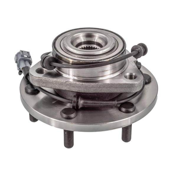 Front Wheel Bearing and Hub Assembly Compatible with 2008-2012 Nissan Titan 6-Lug ABS 40202-ZR00A 40202-ZR00B 40202-ZR40A 40202-ZR40B 515125 OE Direct Replacement Infiniti Qx56 5.6L V8