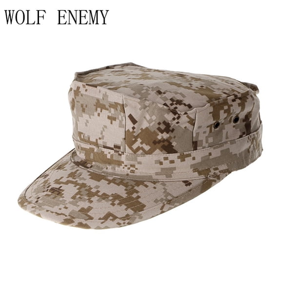New Hunting Tactical Gear Hats Patrol Cap Hat Camouflage Pattern Outdoor Cadet Army Cap Basic Everyday Military Style Hat New Hunting Tactical Gear Hats Patrol Cap Hat Camouflage Pattern Outdoor