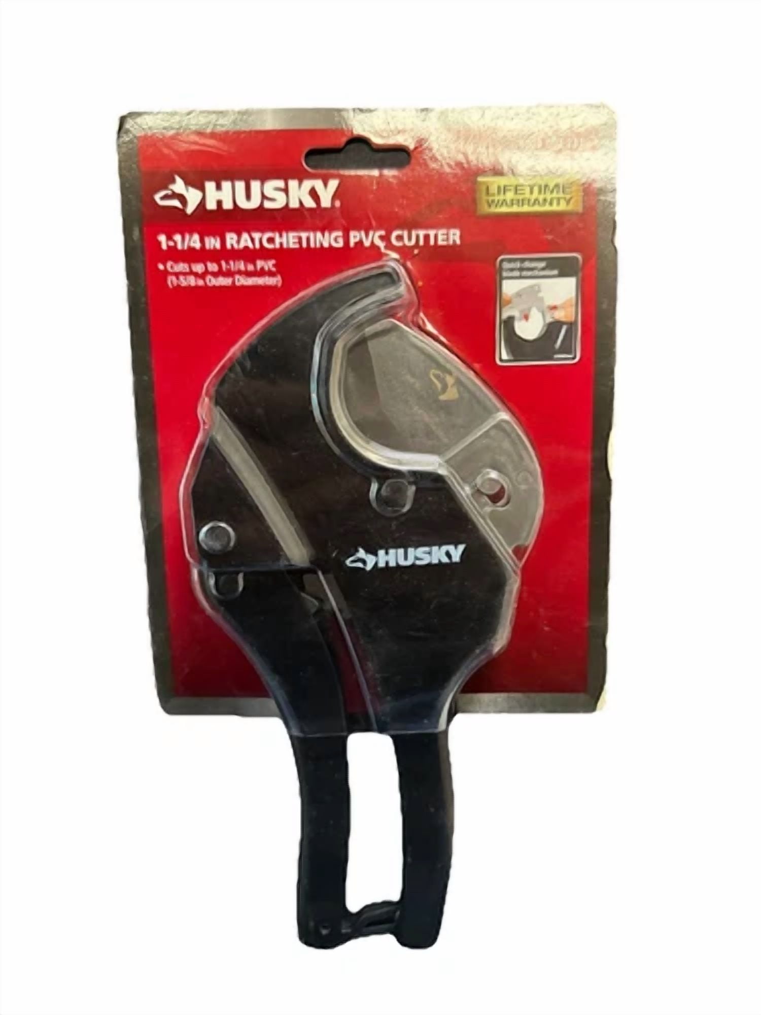 New Husky Ratcheting Pvc Cutter 1-1/4" 1003 002 231