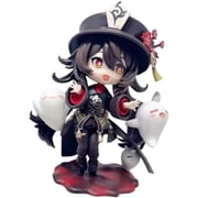 New Hutao Figure Ganyu Figure Q Version Naughty Figurine 17cm/6.7inch PVC Anime Character Collection Statue Model Desktop Ornament Gifts Hutao
