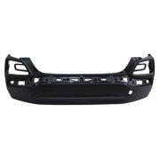 New Hyundai OEM Black Rear Bumper Cover Replaces 86610J9001 With integral skid. fits 2018-2021 Hyundai Kona Essential Sport Utility 4-Door