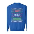 thumbnail image 1 of New I Don't Know Margo Vacation Ugly Christmas Gift Funny DT Crewneck Sweatshirt, 1 of 2