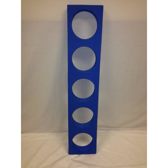 New INA Exercise EVA Foam Roller Stand Cart Rack Holds 5