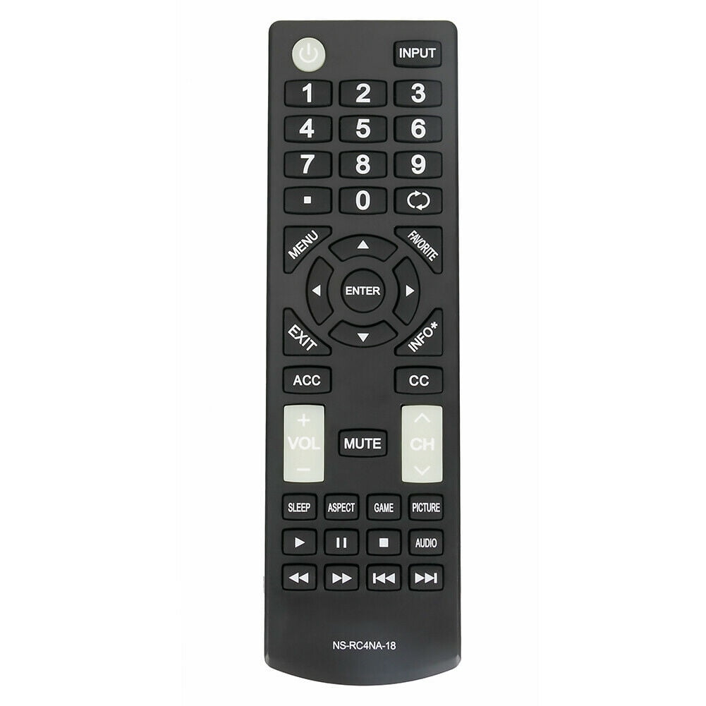 New IR Remote Control NSRC4NA18 Replace for Insignia TV NS55D420NA18