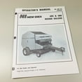 thumbnail image 1 of New Idea 485 486 Round Baler Owners Operators Manual, 1 of 5