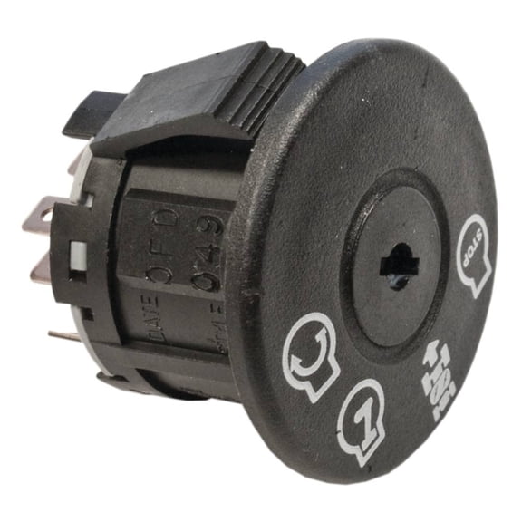 Ignition Switch Compatible with Husqvarna GTH2648 GTH2754 LGT2654 YTH2454 Craftsman LT2000 AYP Ariens MTD 532193350 193350 448017800 7 Terminal 4 Delta Key Start Riding Mower