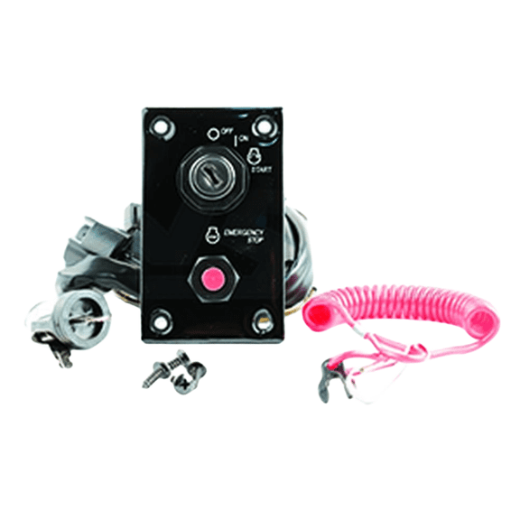 New Single Engine Ignition Switch Panel E-Stop Compatible with 1998-2019 Suzuki DF Series 4-Stroke 9.9-250HP Outboard Marine 37100-96J23 37100-96J24 37100-93J20 37100-96J20 37100-96J21
