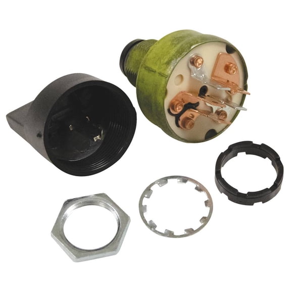 OEM Grade Ignition Switch Compatible with Ariens Apex Zenith Gravely Pro-Turn Pro-Walk Zero Turn 04331600 12V 3 5 Terminal 5/8 Stem Indak Battery Key Start 2 Keys