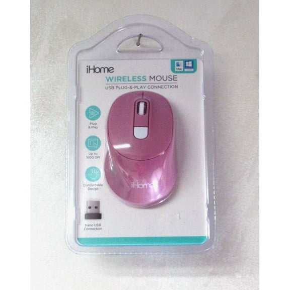 New Ihome Wireless Mouse For Mac & Pc Windows New