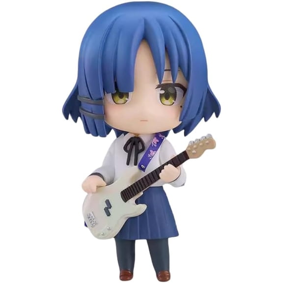 New Ijichi Nijika Figure, Movable Replacement face Figurine 10cm/3.9inch PVC Character Cosplay Model Handicrafts Gift