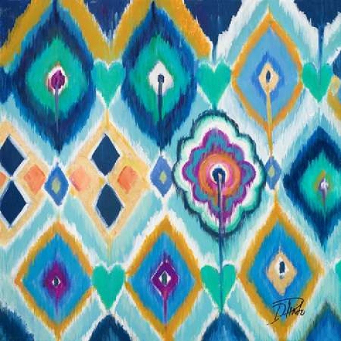 New Ikats I Canvas Art - Patricia Pinto (24 x 24)