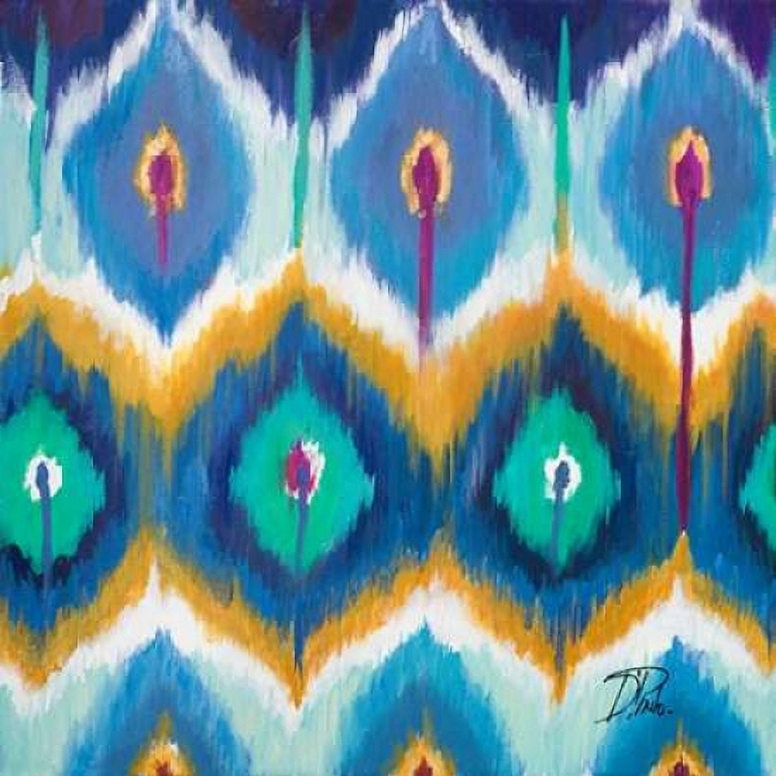 New Ikats II Canvas Art - Patricia Pinto (24 x 24)