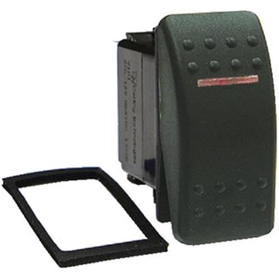New Illuminated Waterproof Contura Rocker Switches sierra Rk19450-1 On/Off SPST Terminals 3 Blade