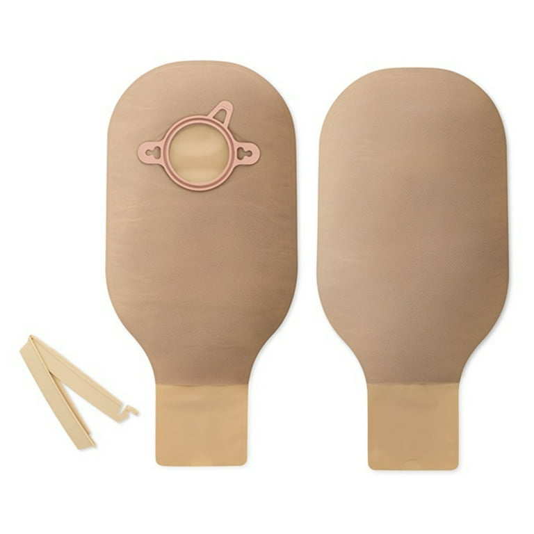 Drainable pouch clamp clearance
