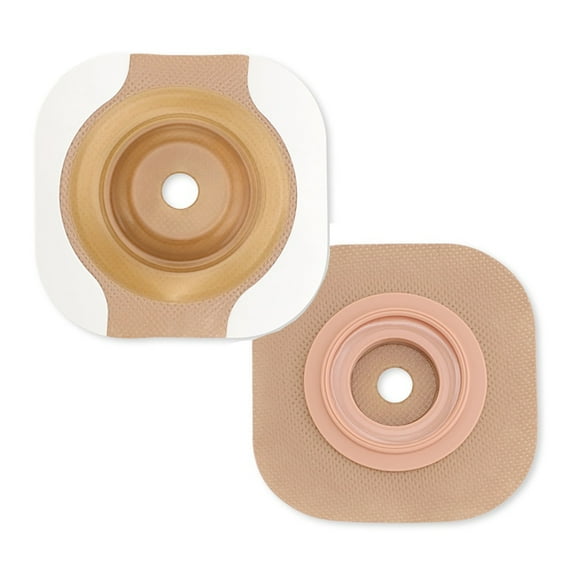 New Image CeraPlus Precut, Extended Wear Ostomy Barrier Adhesive Tape Borders 44 mm Flange 5 per Box 11504