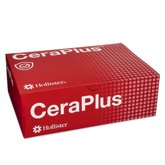 New Image CeraPlus Trim to Fit Ostomy Barrier Adhesive Tape Borders 44 mm Flange 5 per Box 11702