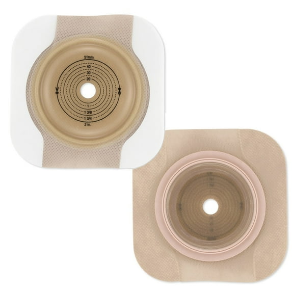 New Image CeraPlus Trim to Fit Ostomy Barrier Adhesive Tape Borders 44 mm Flange 5 per Box 11702