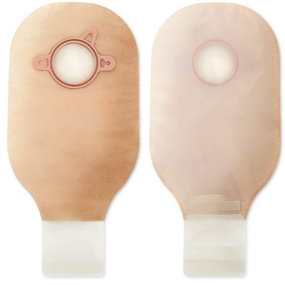 New Image Colostomy Pouch 12 Inch Length Drainable, 18134 - Pack of 10
