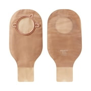 New Image Drainable 12"L 2pc System Colostomy Pouch 12 Inch Length 18124, 10 Ct