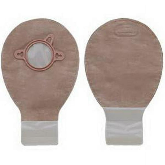 New Image Drainable 7"L 2pc System Ostomy Pouch 1.75" 18282, 20 Ct