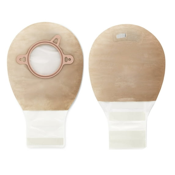 New Image Drainable 7"L 2pc System Ostomy Pouch 2.25" 18283, 20 Ct